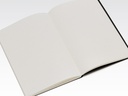 Fabriano Ecoqua Notebook A6 Blank 80 Sheets with Elastic Closure, Black