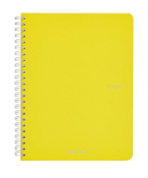 Fabriano Ecoqua Spiral-Bound Unlined Notebooks A5 70 Sheets