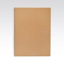 Fabriano Ecoqua Spiral-Bound Unlined Notebooks A5 70 Sheets