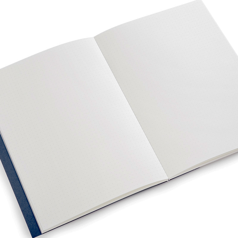 Fabriano EcoQua Notebook A5, 80 Dot Grid Sheets with Elastic Closure