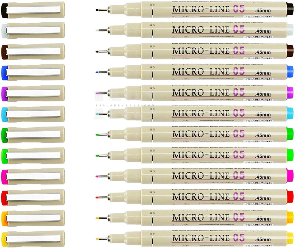 Micro-Line 05, Fineliner Pen Pack of 12 Colors