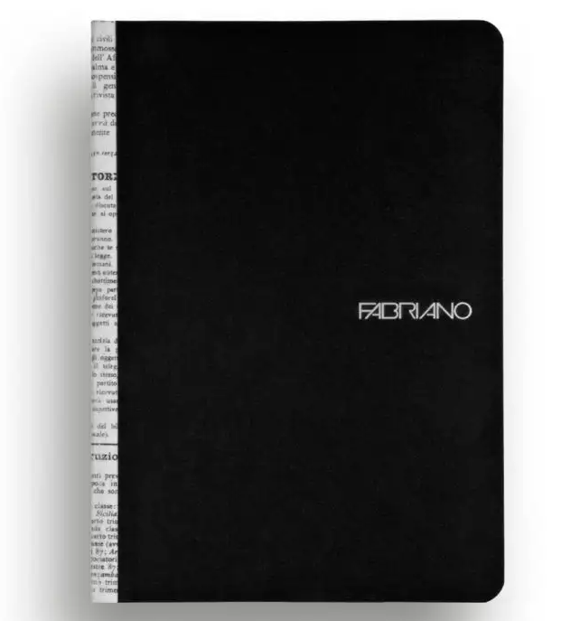 Fabriano Soft Touch Notebook A5, 80 Lined Sheets