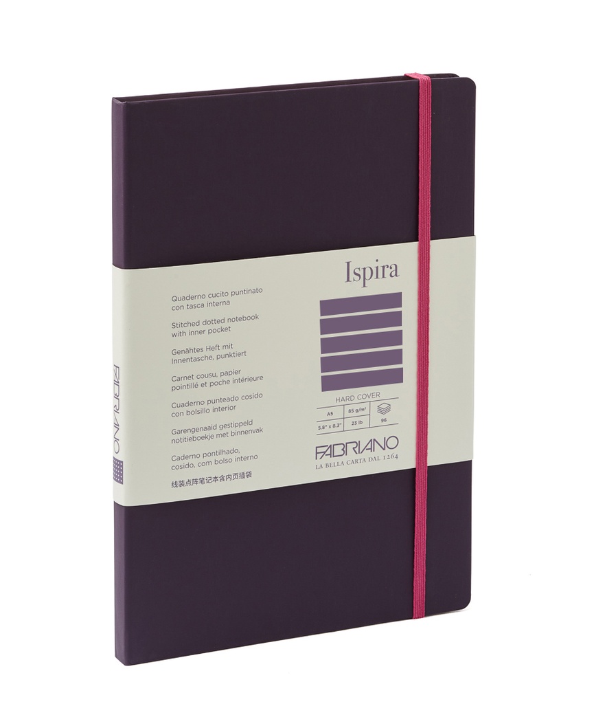 Fabriano Ispira Hardcover Notebook A5 Lined 96 Sheet