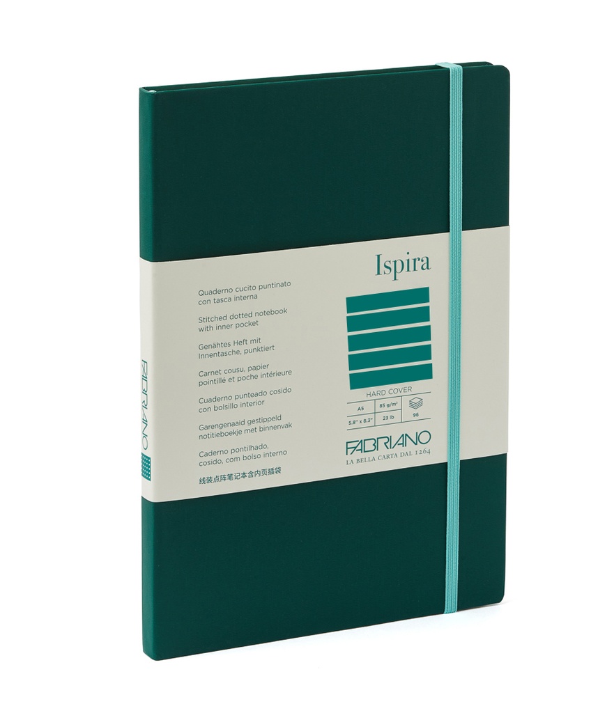 Fabriano Ispira Hardcover Notebook A5 Lined 96 Sheet