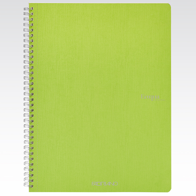 Fabriano Ecoqua Spiral-Bound Lined Notebook A4 70 Sheet