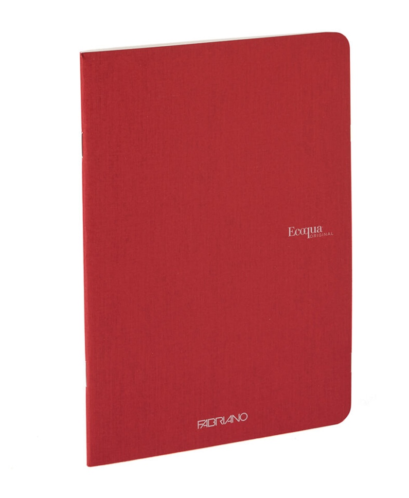 Fabriano Ecoqua Original Notebook Stapled A5 Lined 40 Sheets