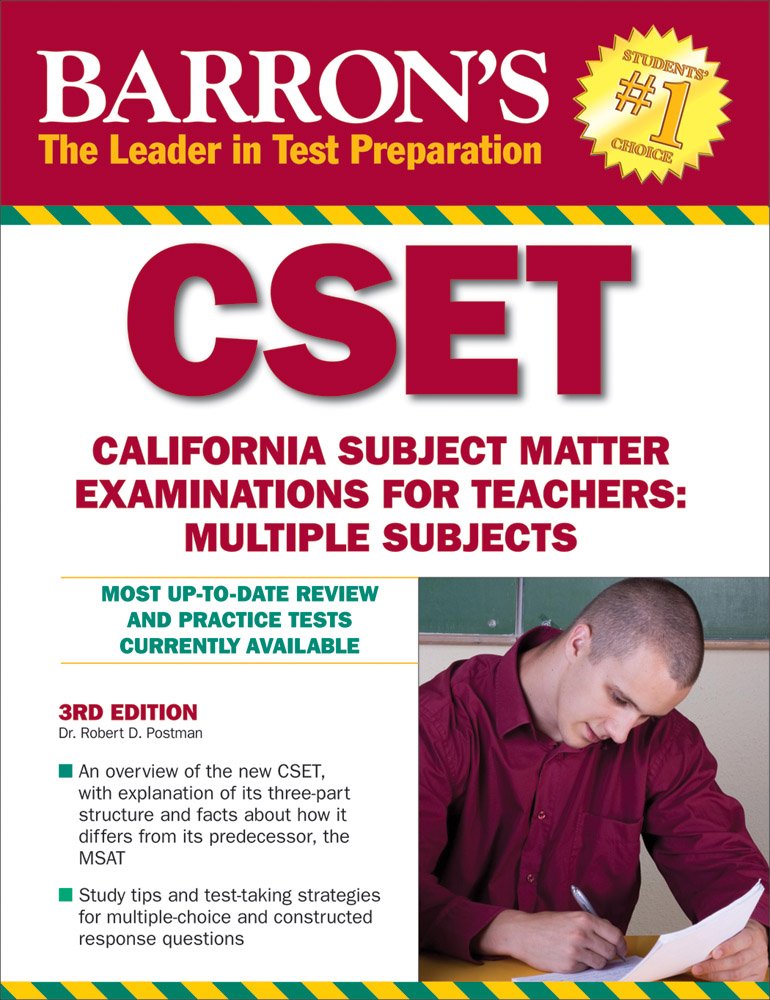 Barron's CSET California Subject Matter Exams for Teachers: Multiple Subjects