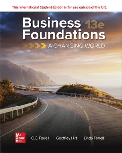 Business Foundations: A Changing World