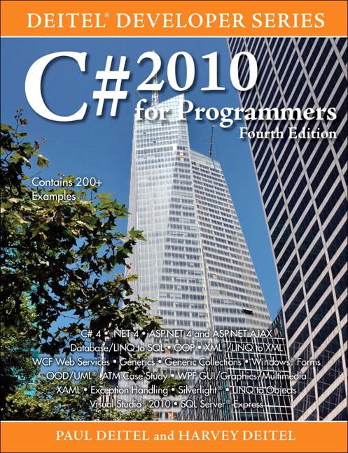 C# 2010 for Programmers