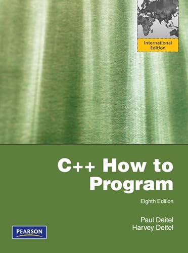 C++ How to Program