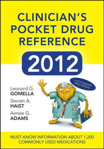 Clinicians Pocket Drug Reference 2012