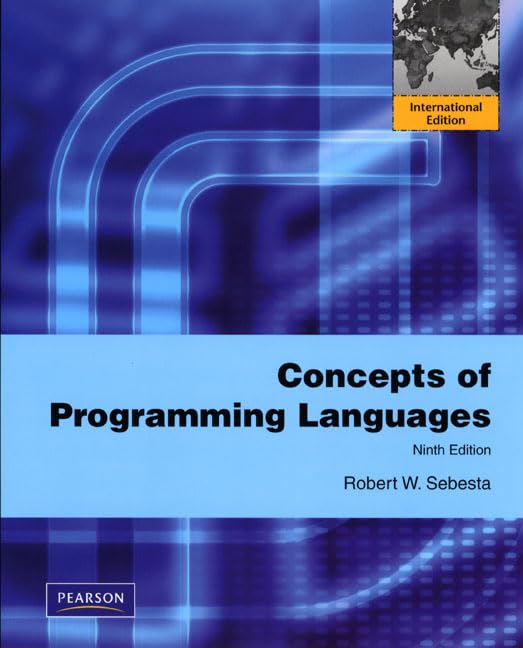 Concepts of Programming Languages 9E