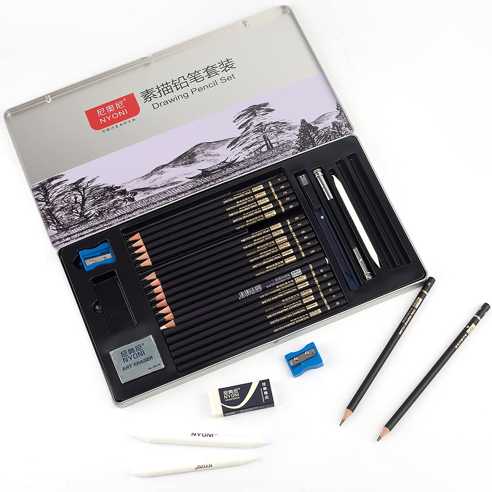 Drawing Pencil Set (29 PCS)