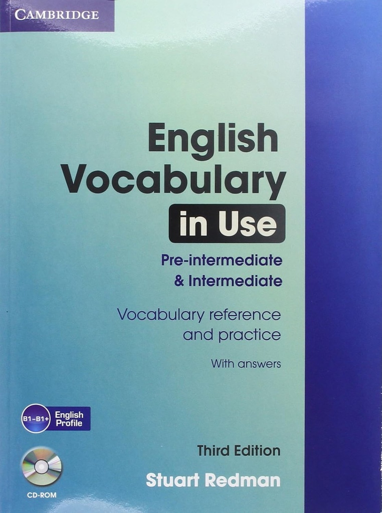 English Vocabulary in Use: Pre-intermediate and Intermediate Vocabulary reference and practice 