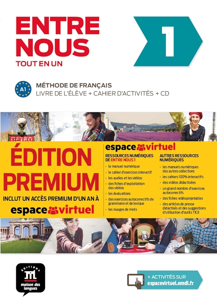 Entre nous Tot en un 1 Premium Livre de l´élève + Cahier + CD