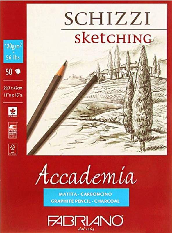 Fabriano Academia Schizzi Sketching book A3 50 sheets 120gm