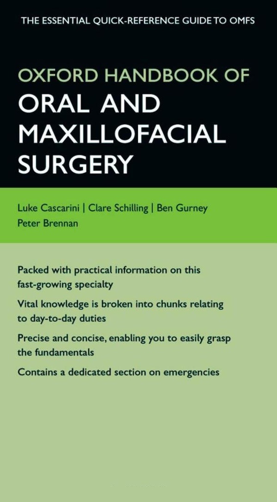 Oxford Handbook of Oral and Maxillofacial Surgery