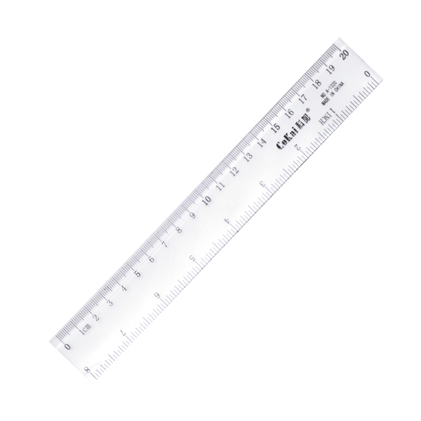 Ruler Plastic 20 cm