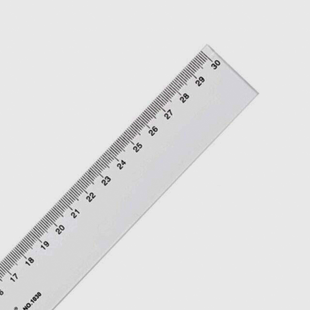 Ruler Plastic 30 cm