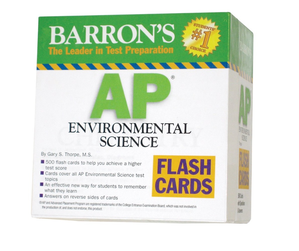 Barron's AP Environmental Science Flash Cards	