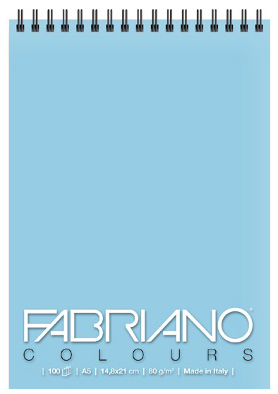 Fabriano Colours A5, 100 Blank Sheets