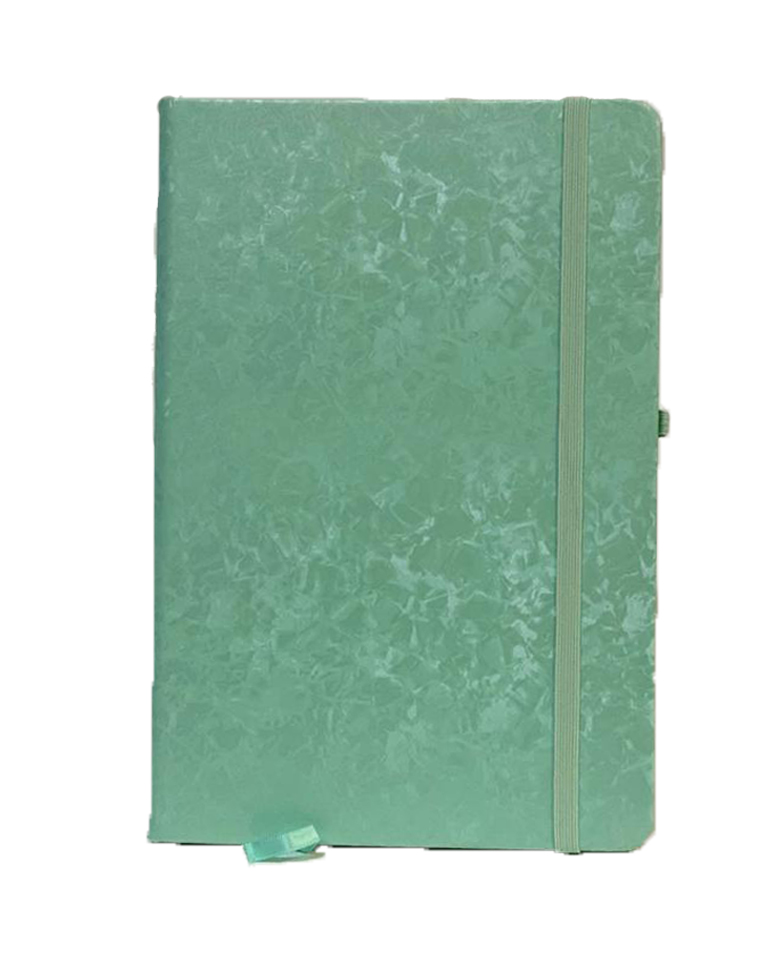 Notebook A5 Hardcover with Rubber, Green