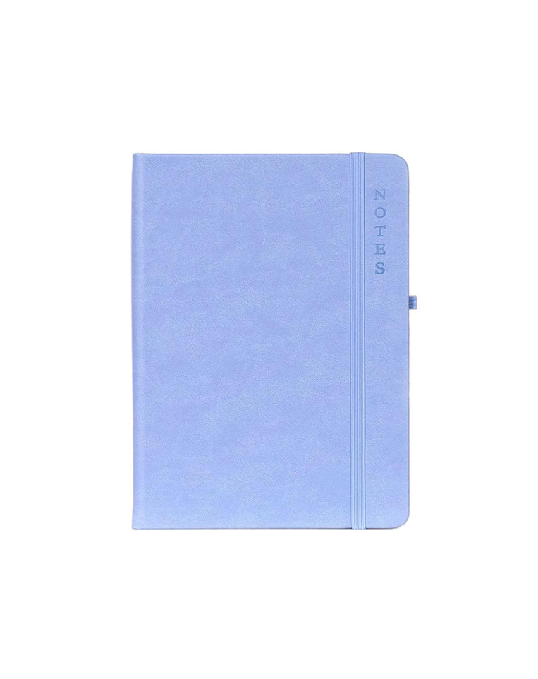 Notebook A6 Hardcover with Rubber, Blue - Green