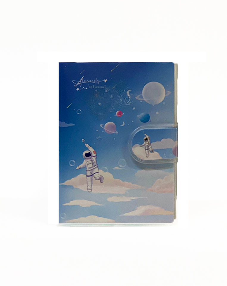 Notebook A7 Plastic Cover, Astronaut