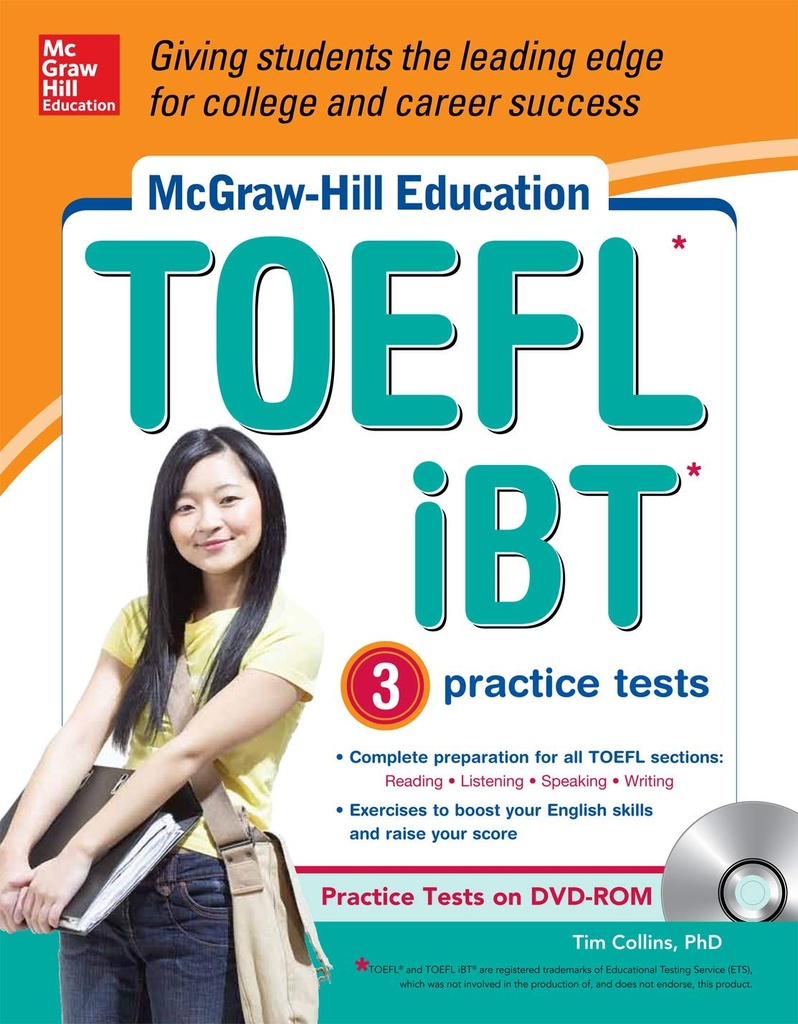 TOEFL iBT with 3 Practice Tests and DVD-ROM