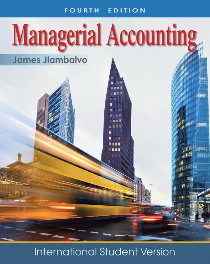 Managerial Accounting 4E