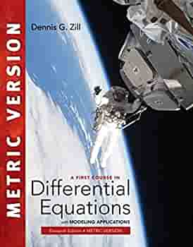 A First Course in Differential Equations with Modeling Applications