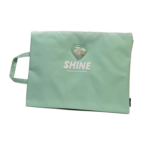 A4 File Pouch Languo, Shine Green