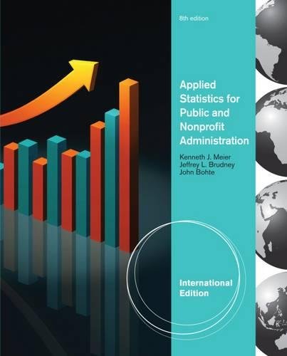 Applied Statistics for Public and Nonprofit Administration