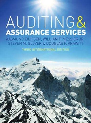 Auditing and Assurance Services 3E