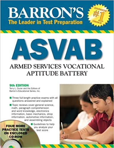 Barron's ASVAB: Armed Services Vocational Aptitude Battery with CD
