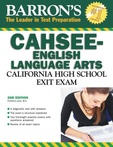 Barron's CAHSEE-English Language Arts: California High School Exit Exam 