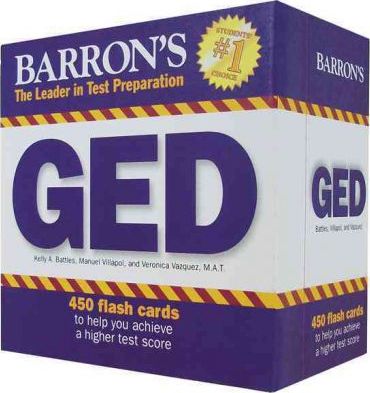 Barron's GED Flash Cards: 450 Cards to Help You Earn a Ged