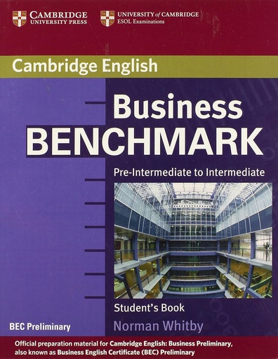 Business Benchmark Pre-Intermediate to Intermediate Student's Book BEC Preliminary