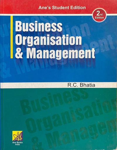 Business Organisation and Management 