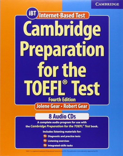 Cambridge Preparation for the TOEFL Test Audio CDs (8) 4E