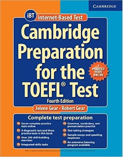 Cambridge Preparation for the TOEFL Test Book with Online Practice Tests