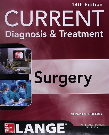 Current Diagnosis and Treatment Surgery 14E