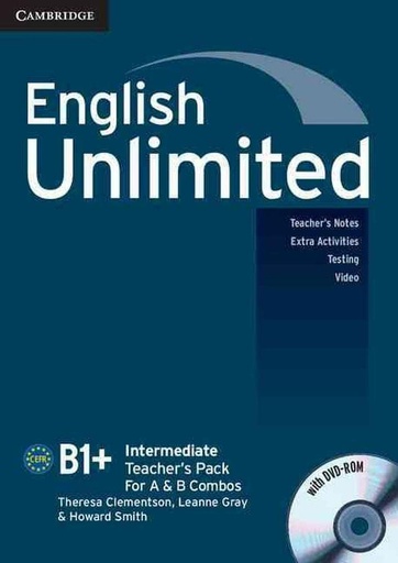 English Unlimited B1+ Intermediate Teacher's Pack with DVD