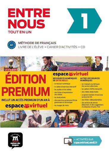 Entre nous Tot en un 1 Premium Livre de l´élève + Cahier + CD