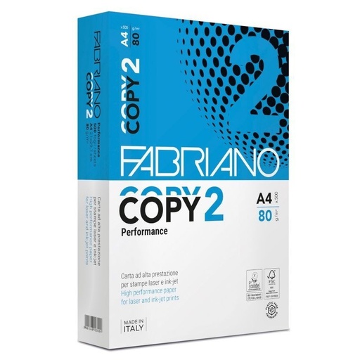 Fabriano Copyt2 Performance A4 80gm, 500 white sheets