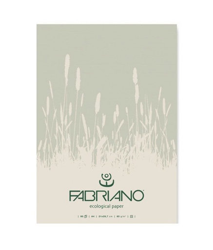 Fabriano Ecological Paper Notebook A4 Graph 90 Sheets