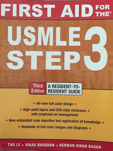 First Aid for the USMLE Step 3, 3E