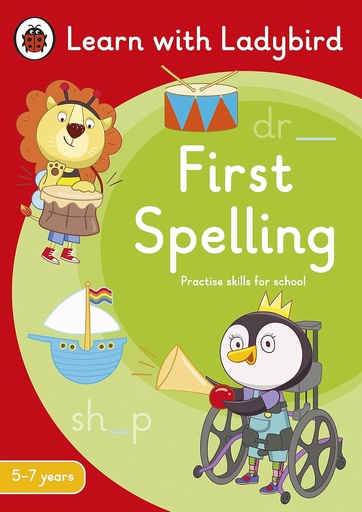 First Spelling, A Learn with Ladybird Activity Book 5-7 years