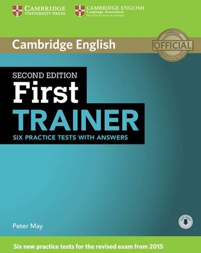 First Trainer Six Practice Tests with Answers with Audio