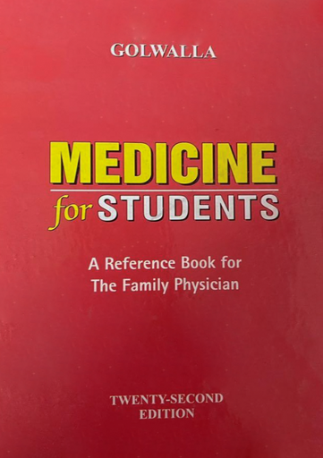 Golwalla’s Medicine for Students